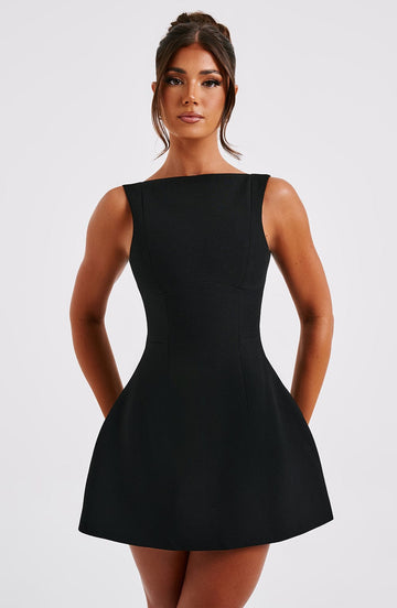 Manuela Mini Dress - Black