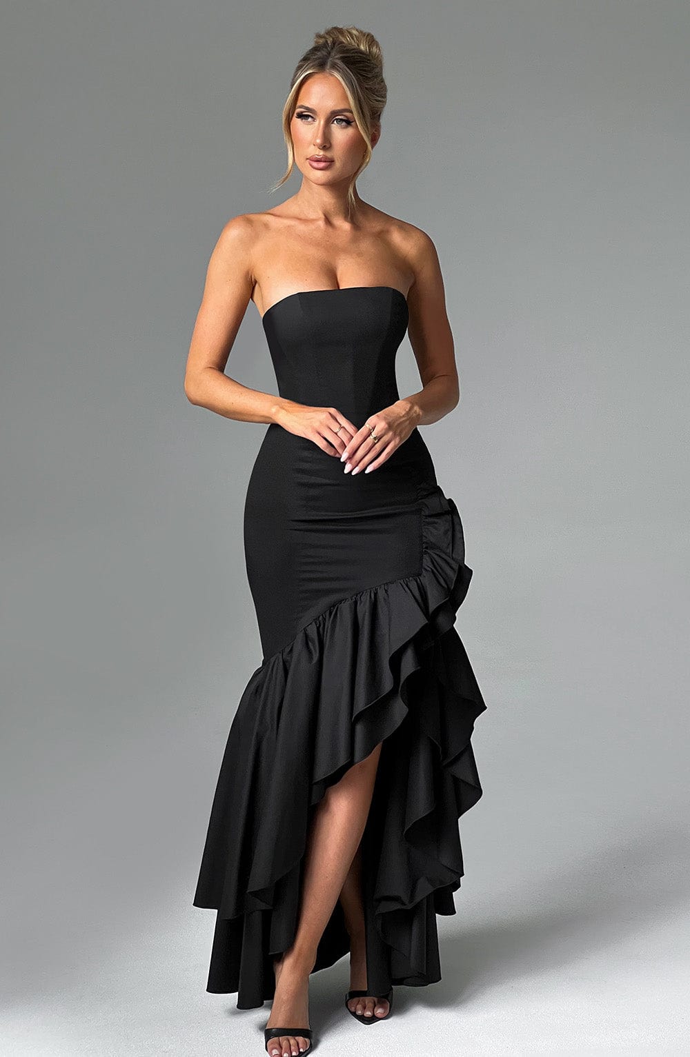 Rebeca Maxi Dress-Black
