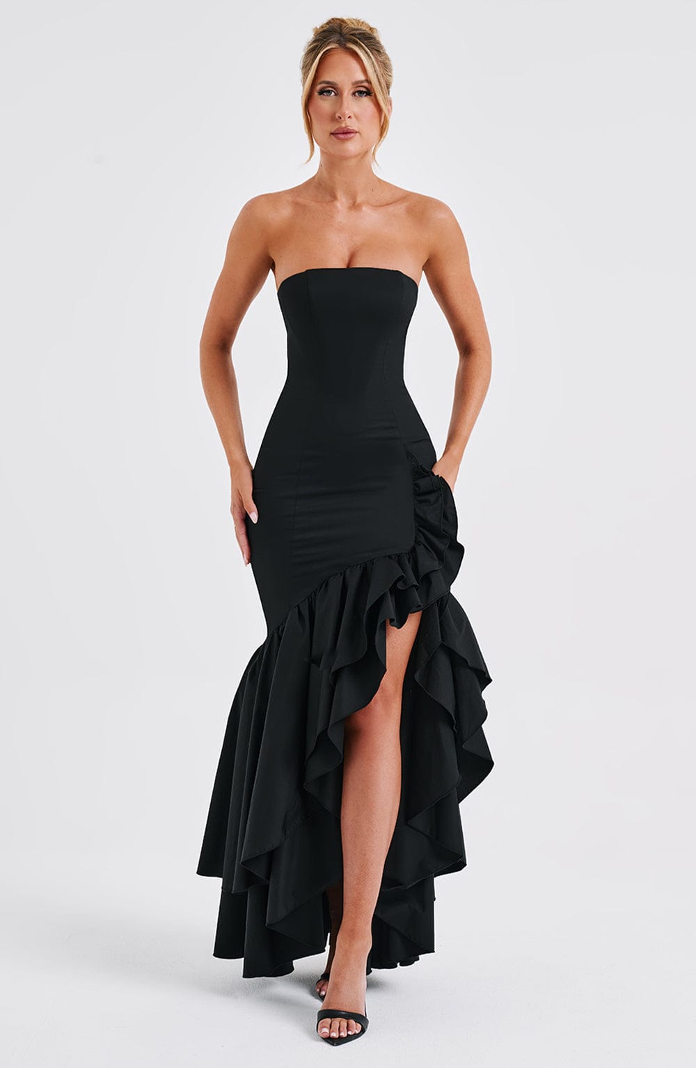 Rebeca Maxi Dress-Black