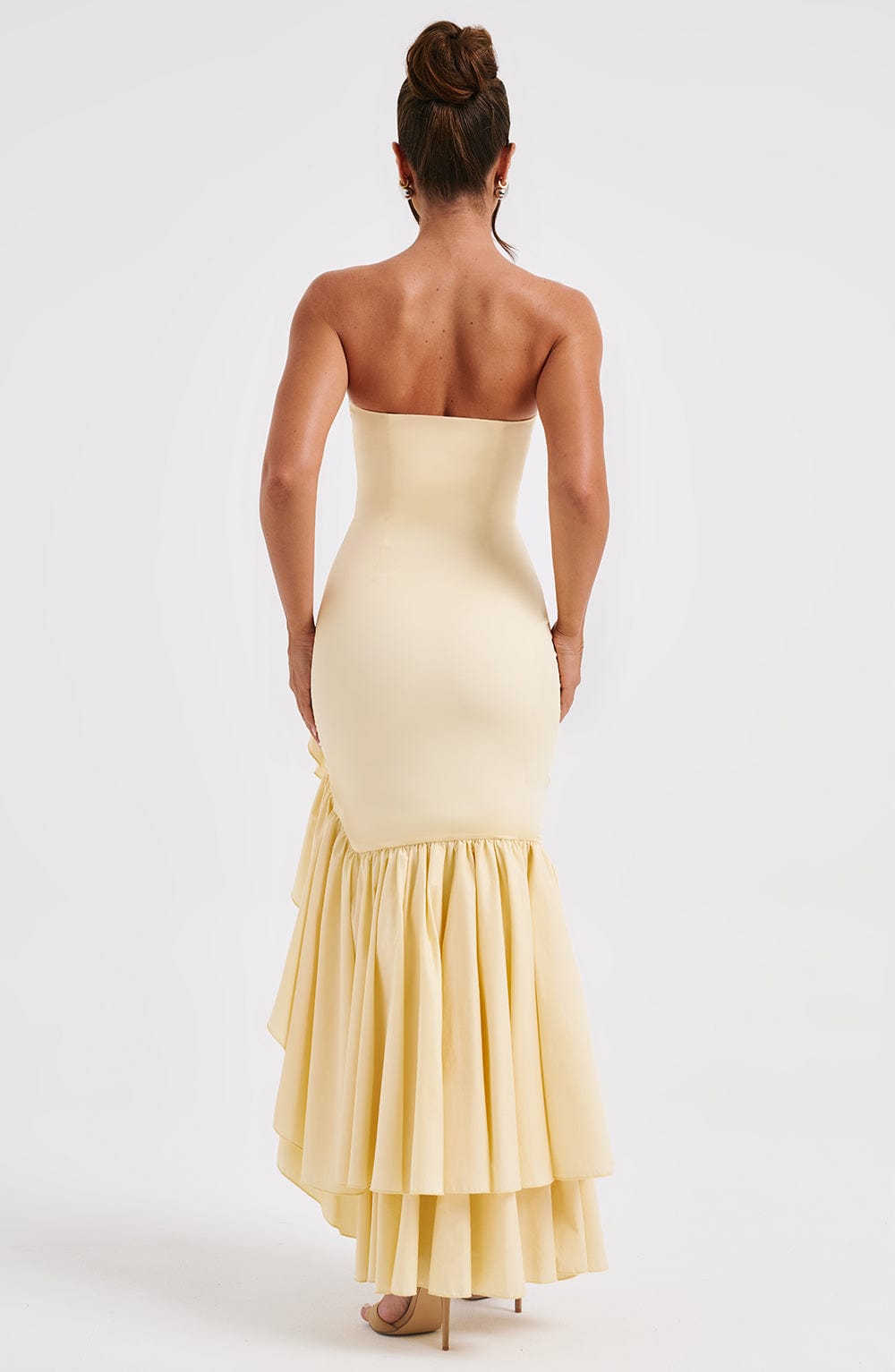 Ana Sofía Maxi Dress - Lemon