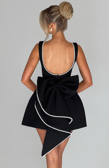 Alicia Mini Dress - Black