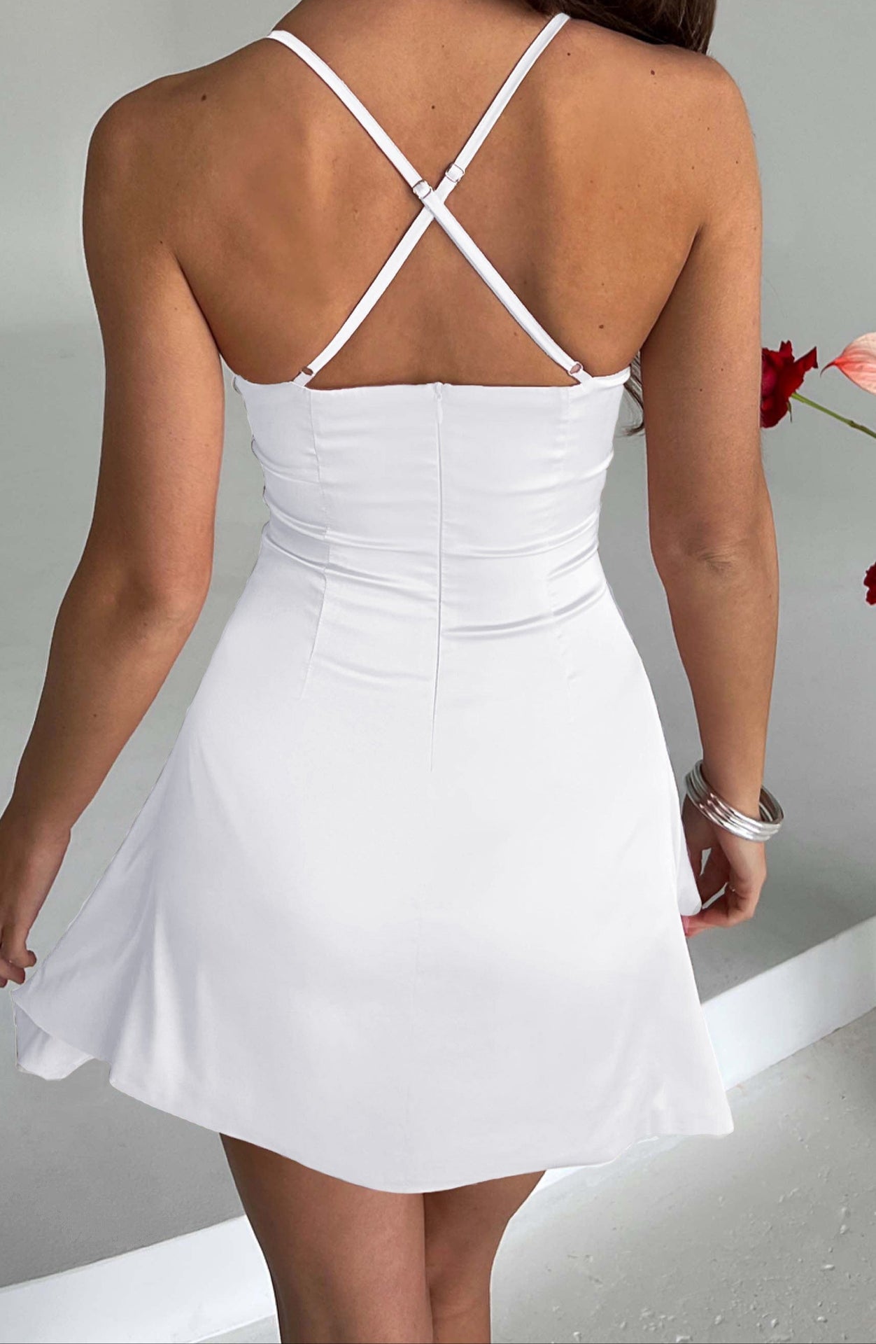 Ivanna Mini Dress - Ivory