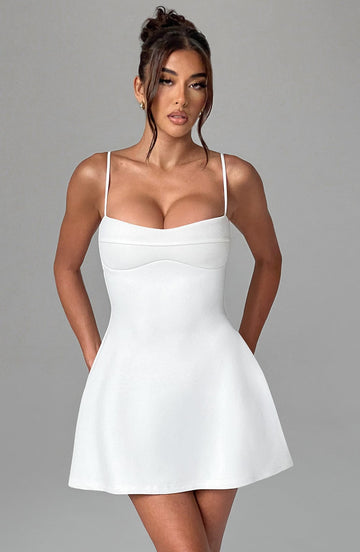 Alicia Mini Dress - Ivory