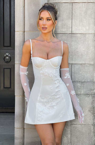 Ana Mini Dress - Ivory