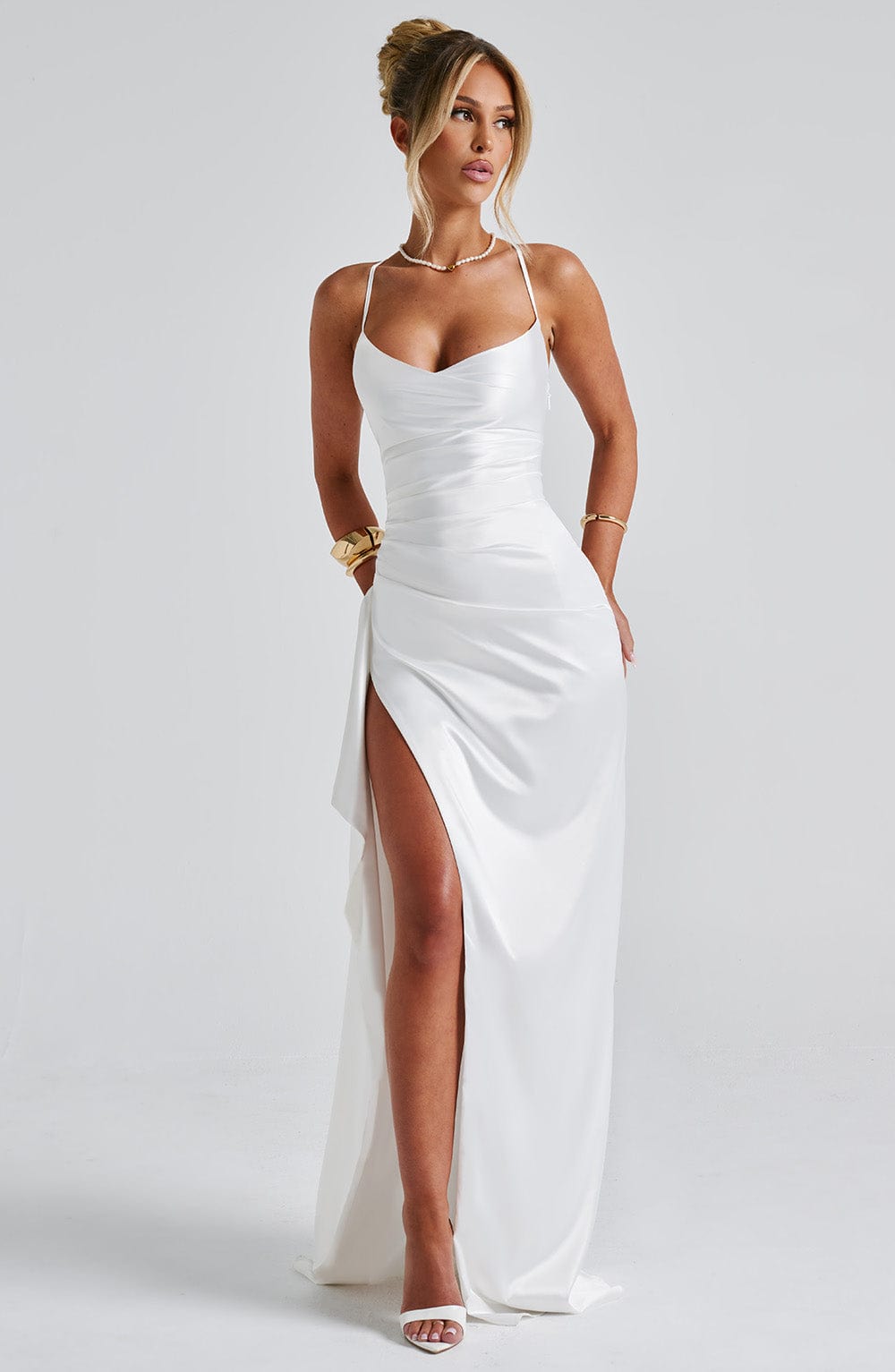 Claudia Maxi Dress - Ivory