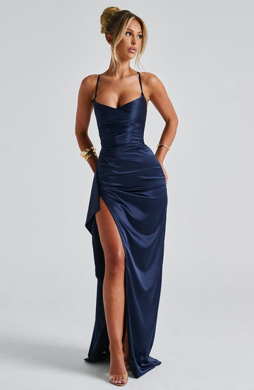 Lara Maxi Dress - Navy