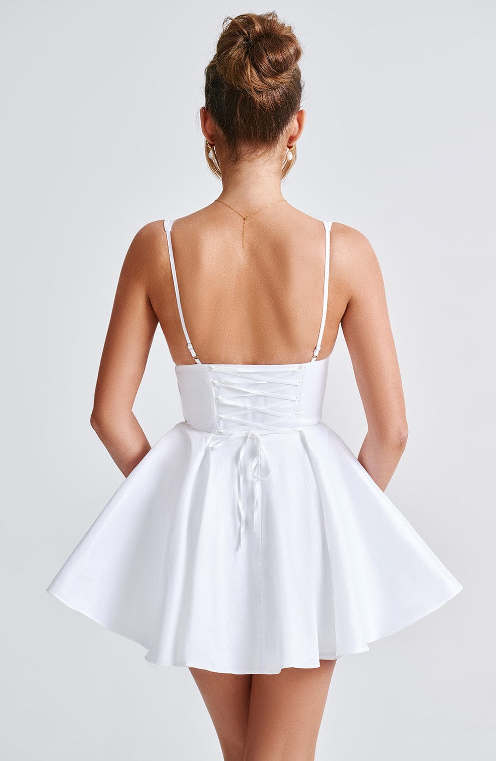 Paola Mini Dress - Ivory