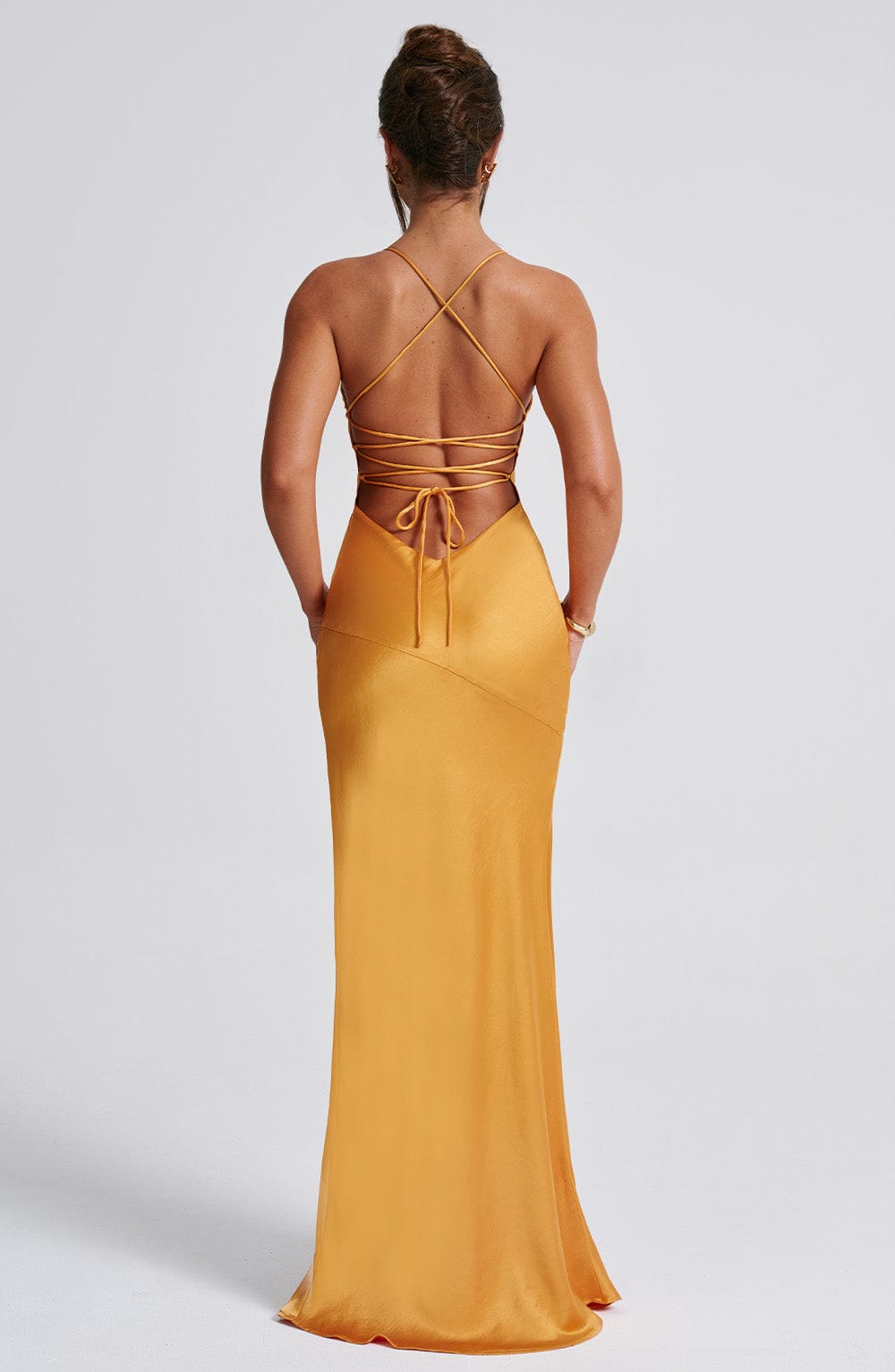 Valentina Maxi Dress - Tangerine