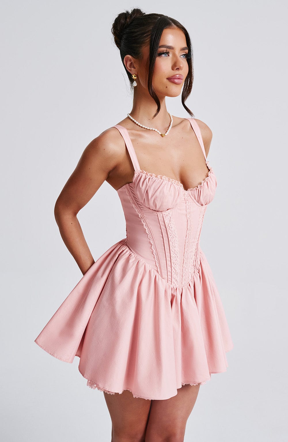 Micaela Mini Dress - Blush