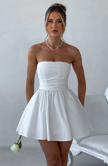 Africa Mini Dress - Ivory