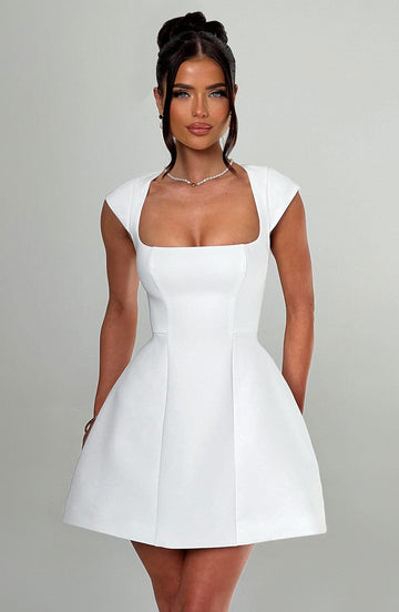 Amanda Mini Dress - Ivory