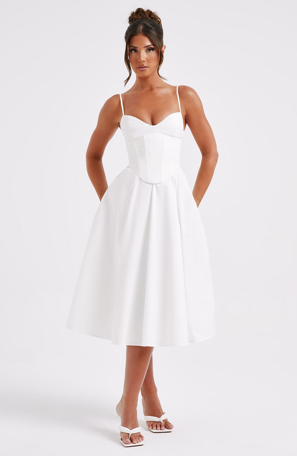Candela Midi Dress - Ivory