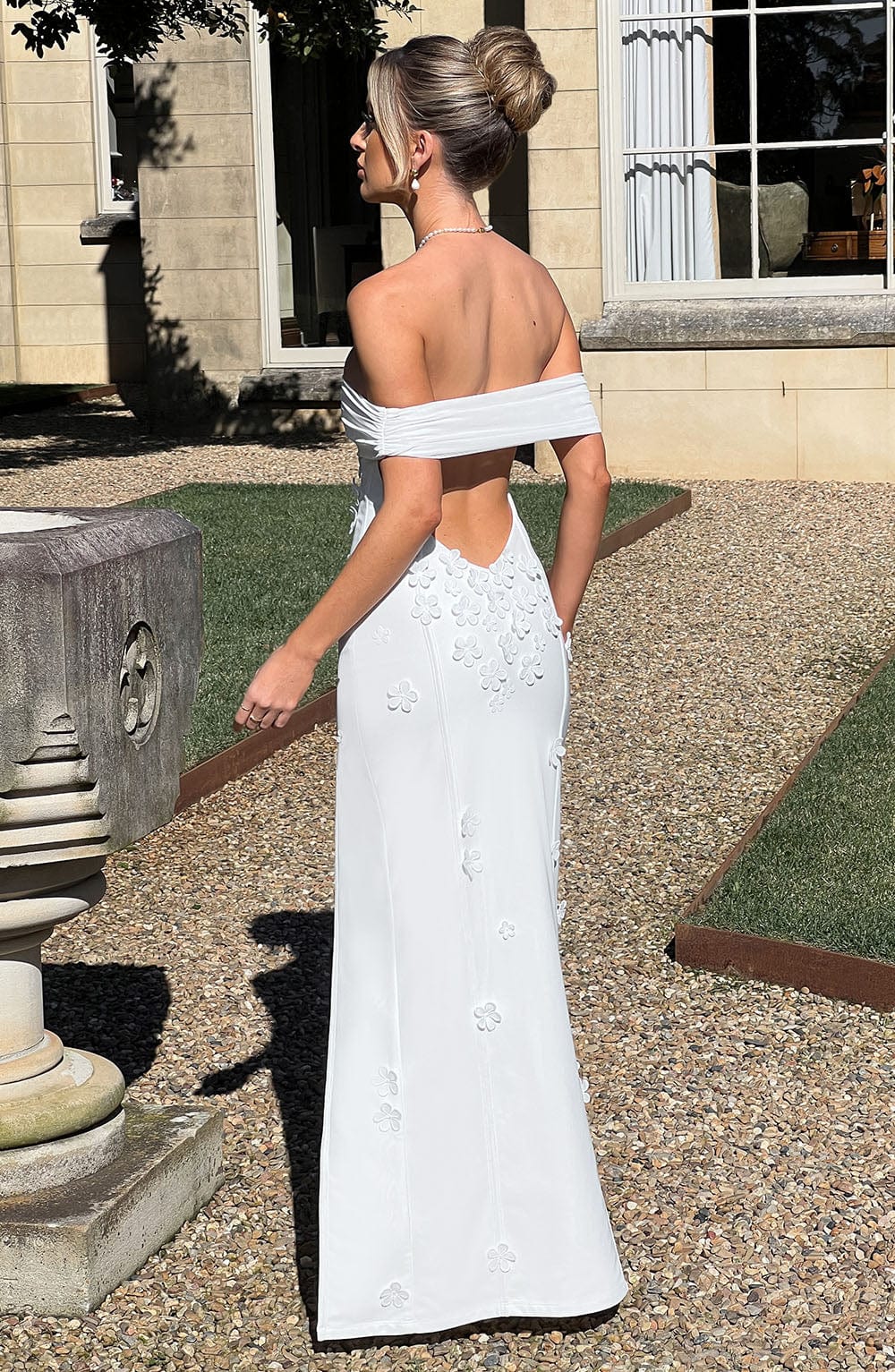 María Camila Maxi Dress-Ivory