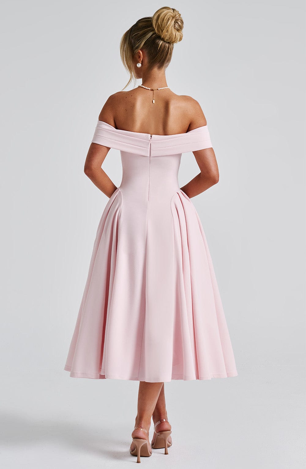 Valeria Midi Dress - Blush