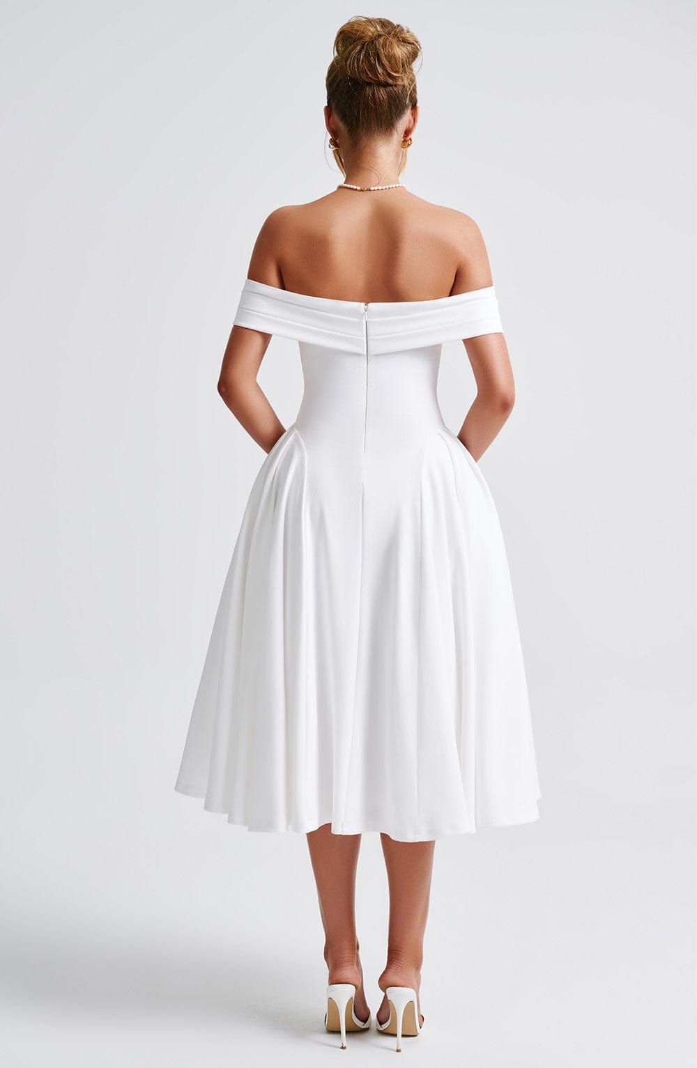 Rafaella Midi Dress - White