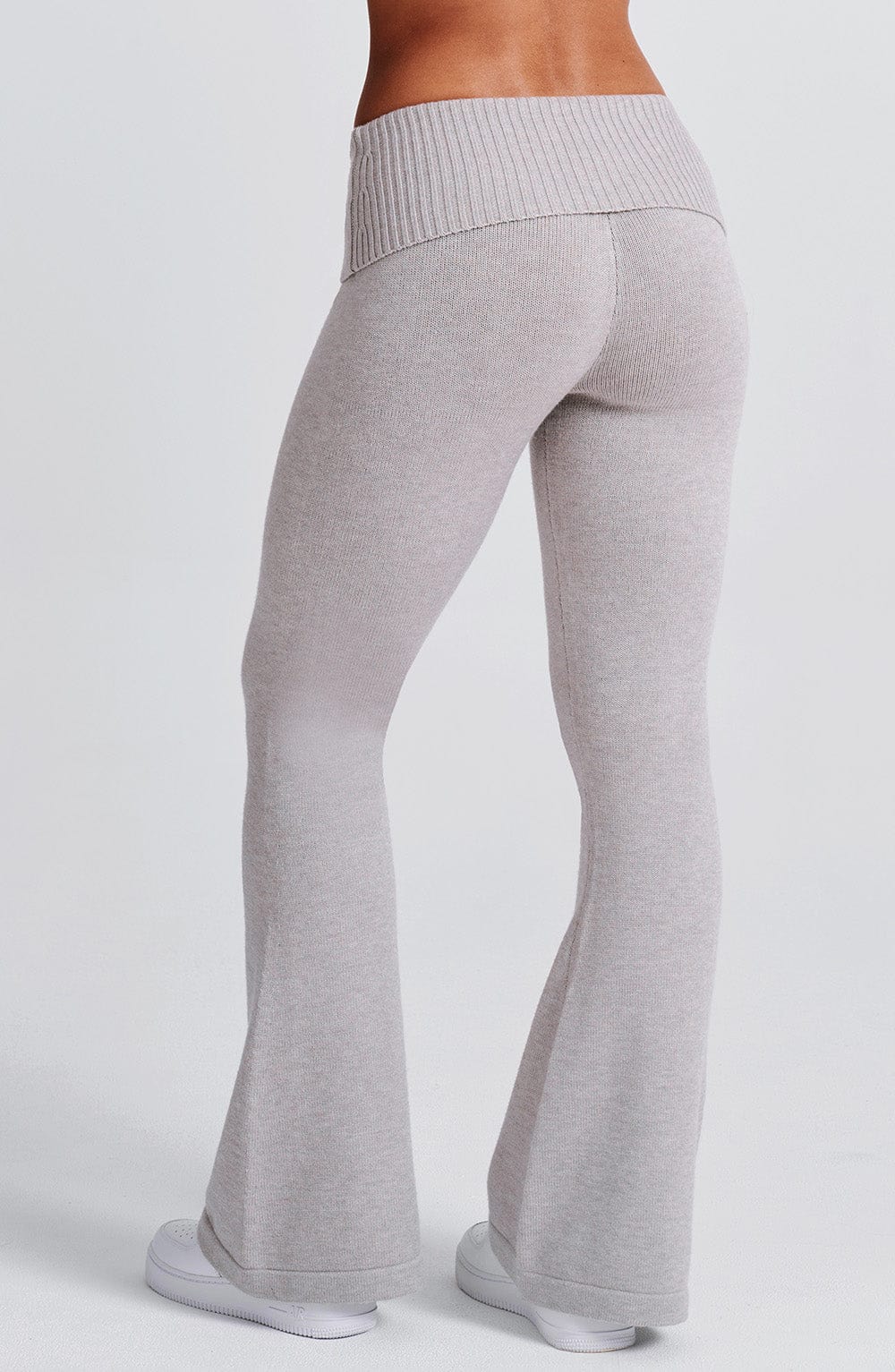 Carolina Knit Pants - Light Grey Marl