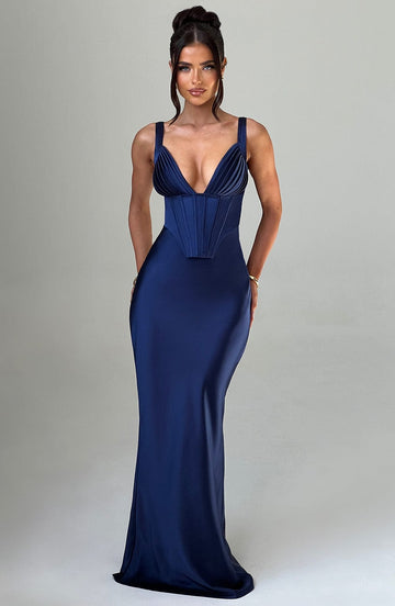 Julieta Maxi Dress - Navy