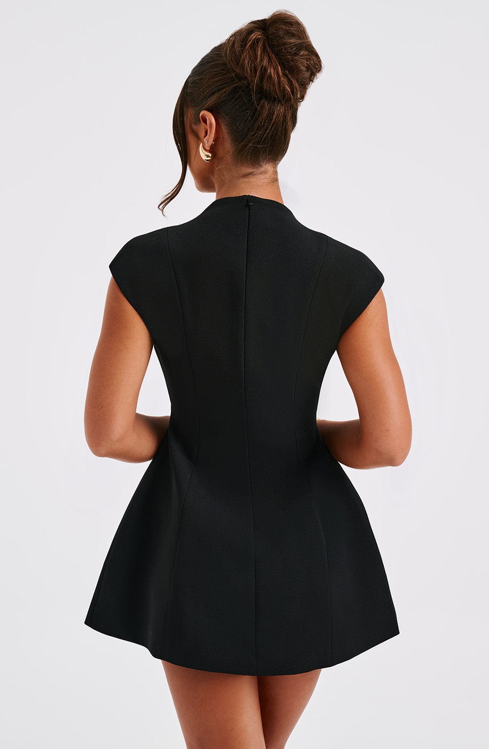 Salome Mini Dress-Black