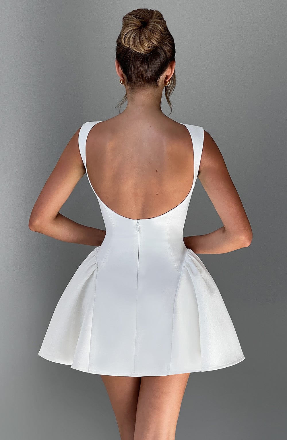 Luna Mini Dress-Ivory