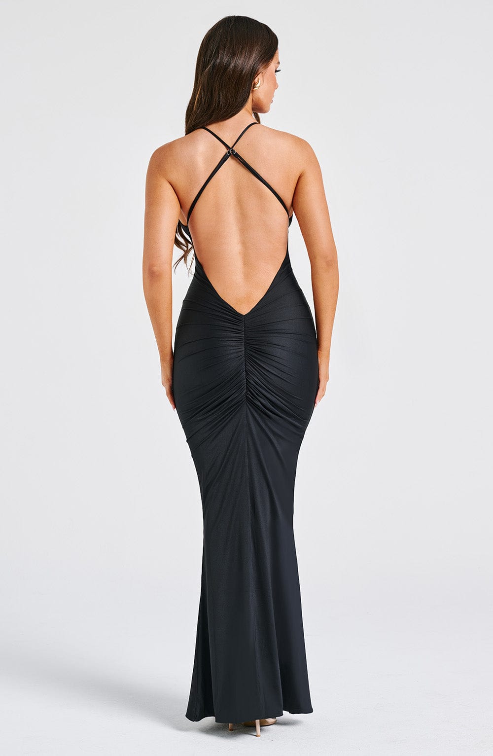 Alma Maxi Dress-Black