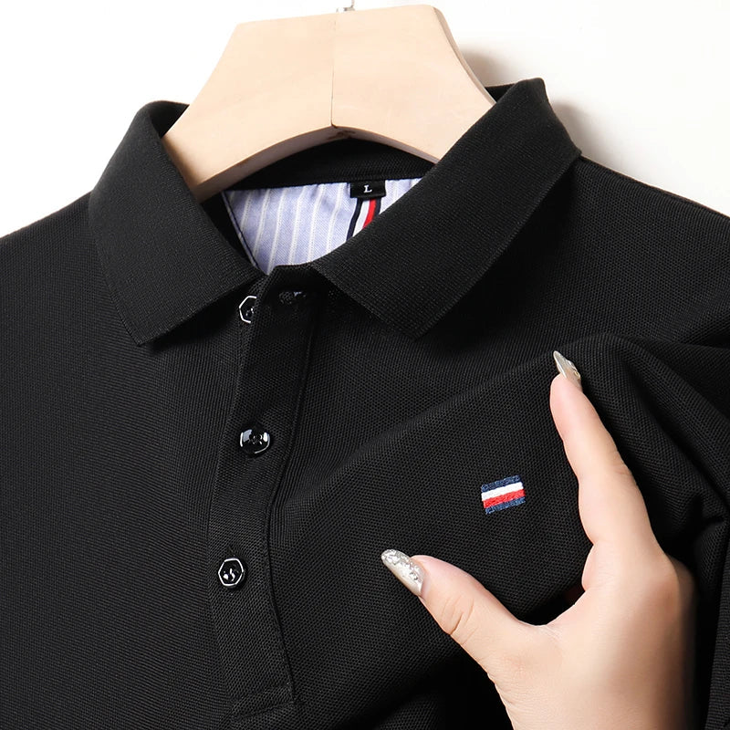 Men’s Business Casual Short Sleeve Polo Shirt | Collared