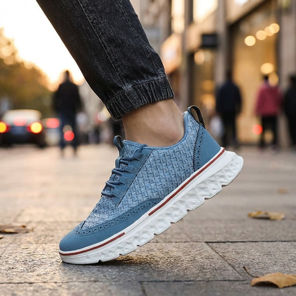 Men's Chunky Sole Oxford Sneakers | Wingtip