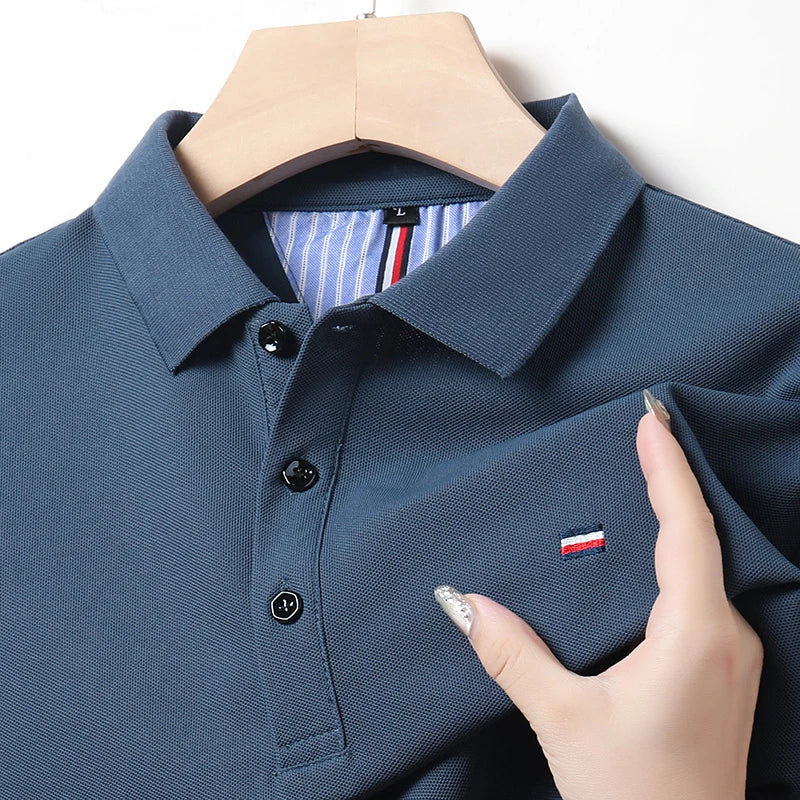 Men’s Business Casual Short Sleeve Polo Shirt | Collared