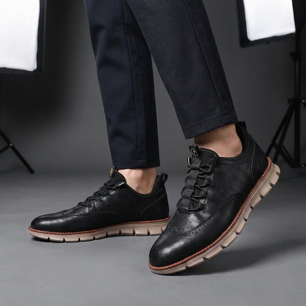 Men's Wingtip Brogue Sneakers | Smart Casual