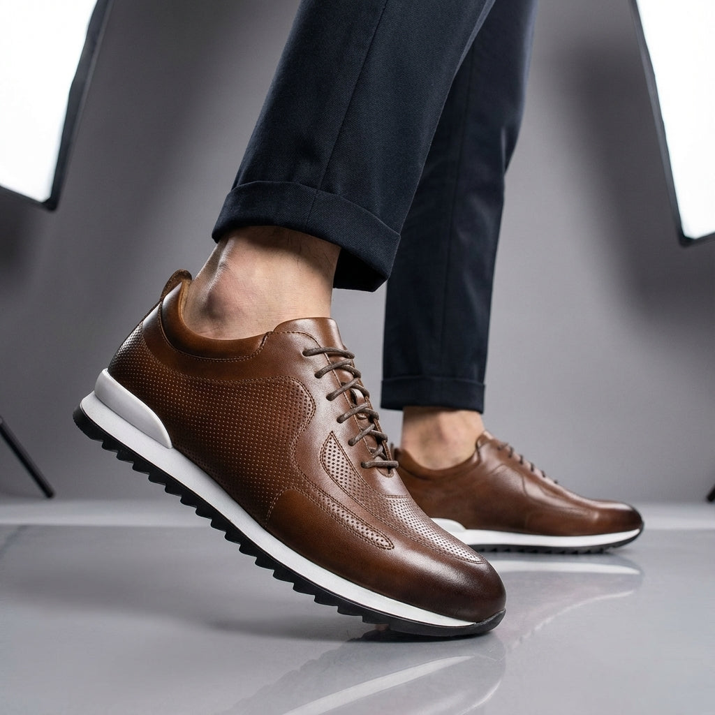 Men's Lace-Up Business Casual Shoes | Walking