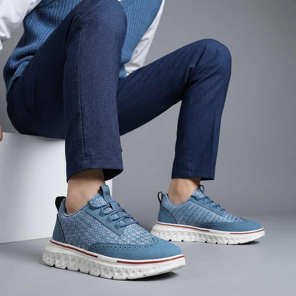 Men's Chunky Sole Oxford Sneakers | Wingtip