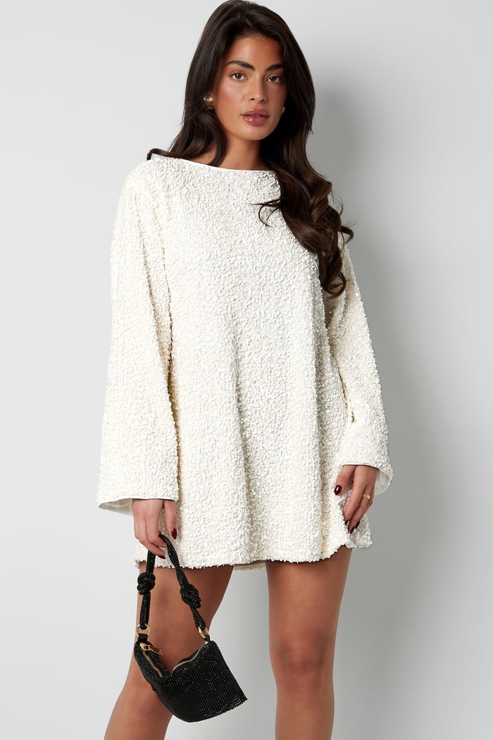 Women's Mini Long Sleeve Wedding Guest Dress with Bow Details
