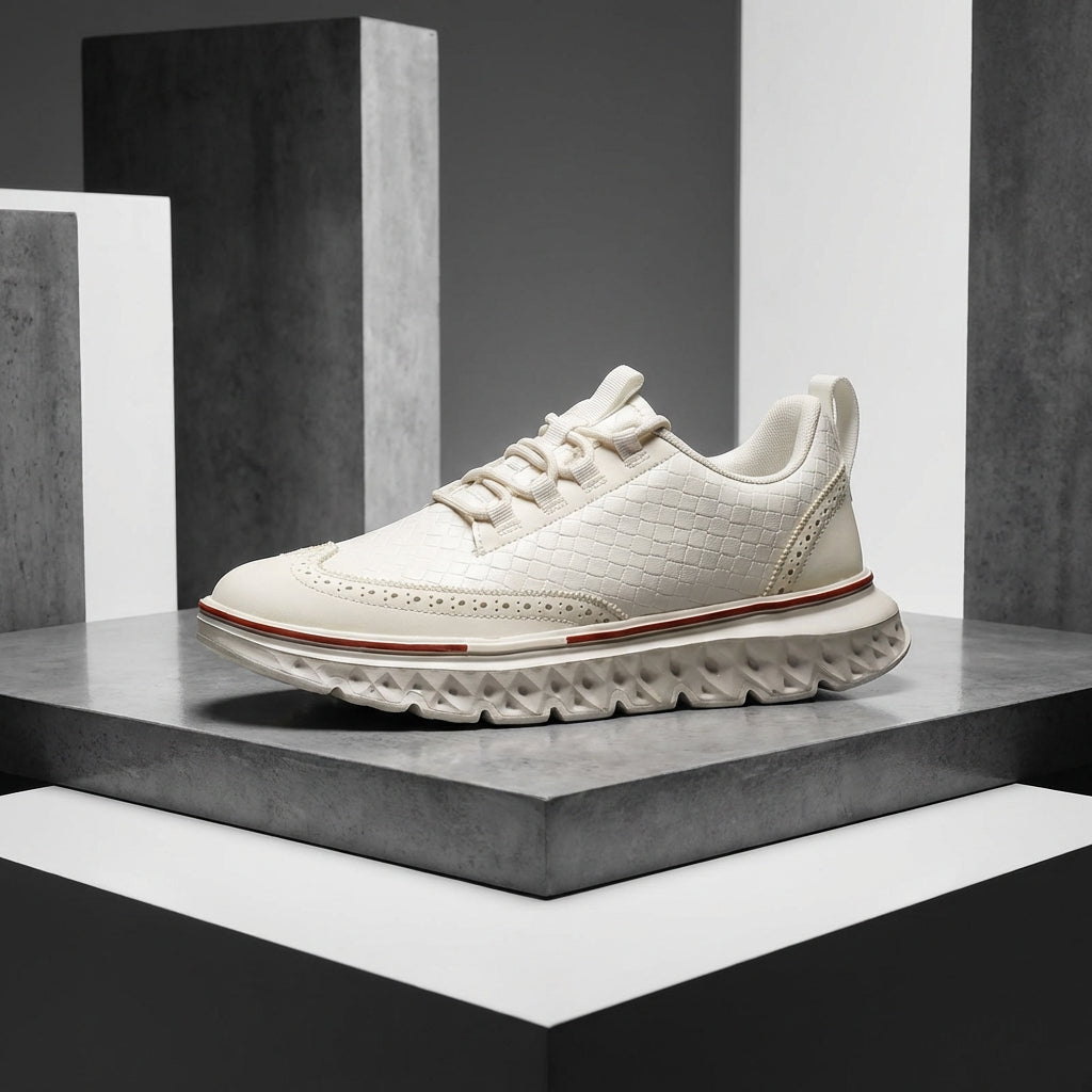 Men's Chunky Sole Oxford Sneakers | Wingtip