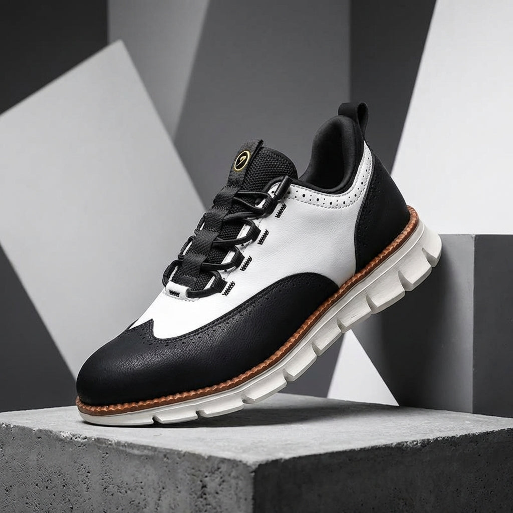 Men's Wingtip Brogue Sneakers | Smart Casual