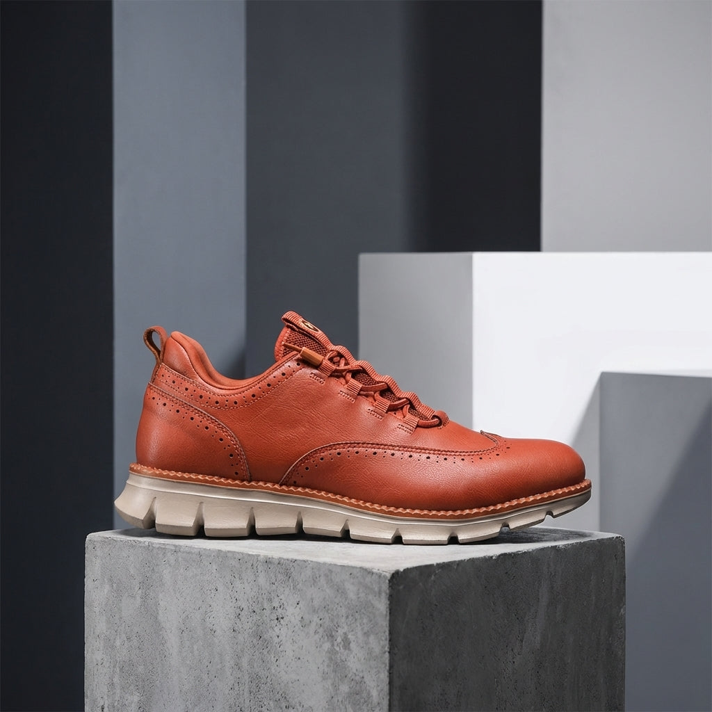 Men's Wingtip Brogue Sneakers | Smart Casual
