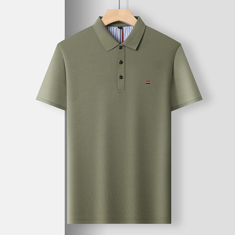 Men’s Business Casual Short Sleeve Polo Shirt | Collared