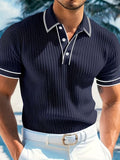 Men's Short Sleeve Golf Polo Shirt | Slim Fit
