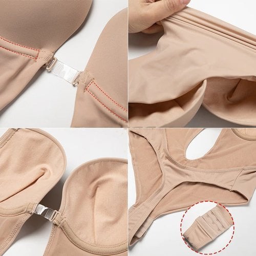 Women's Backless Shapewear Bodysuit | Deep U Plunge