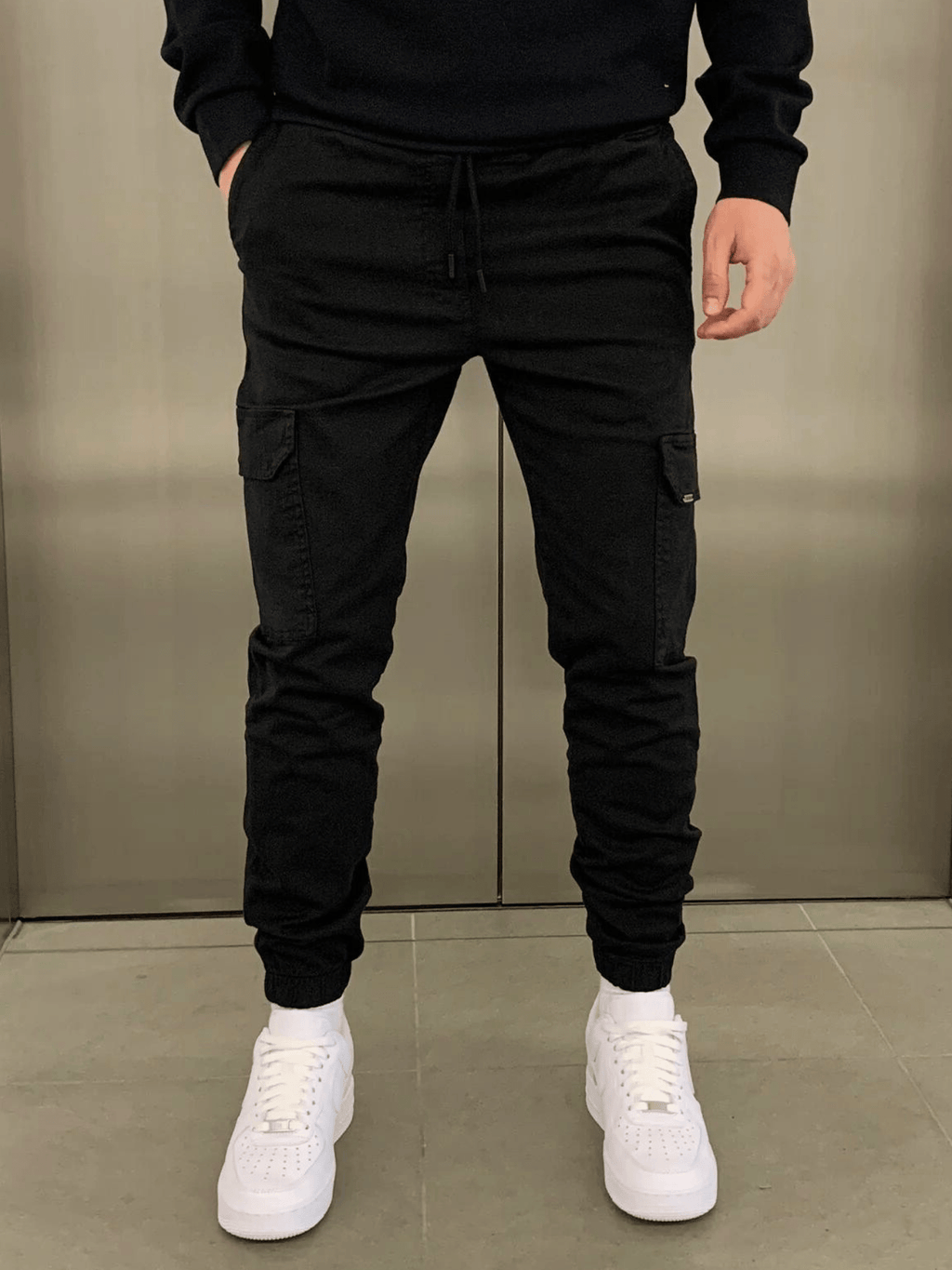 Men's Drawstring Cargo Pants