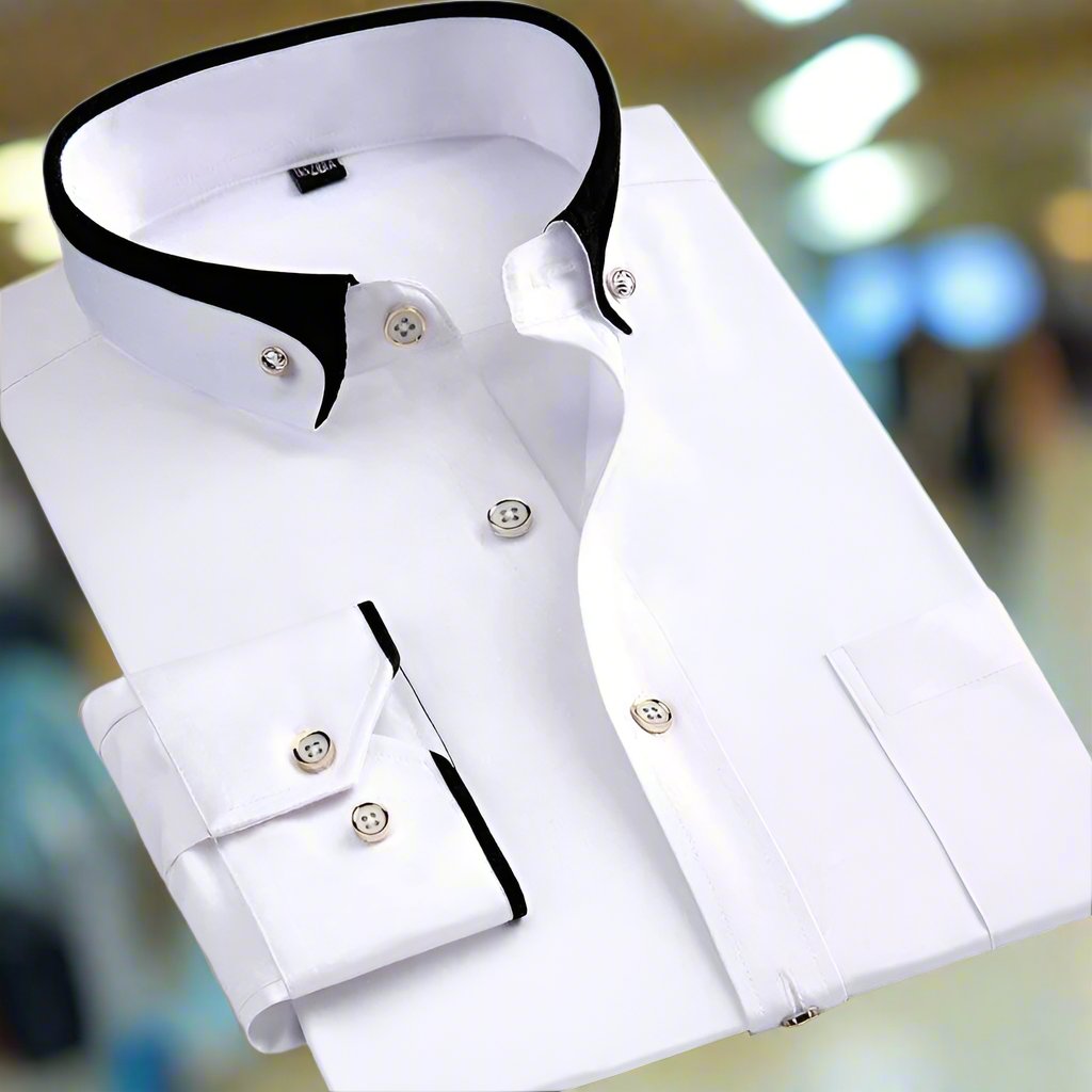 Men's Long Sleeve Formal Business Shirt
