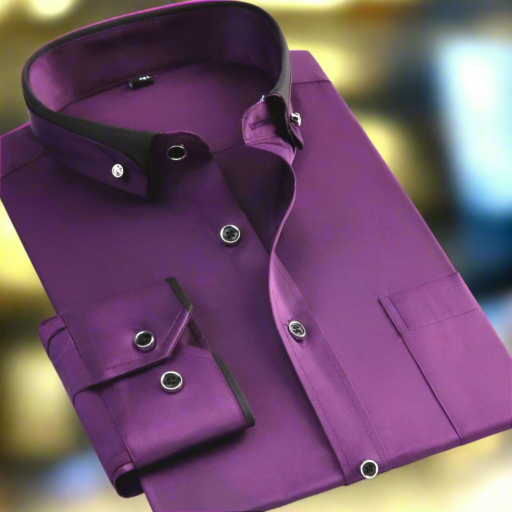 Men's Long Sleeve Formal Business Shirt