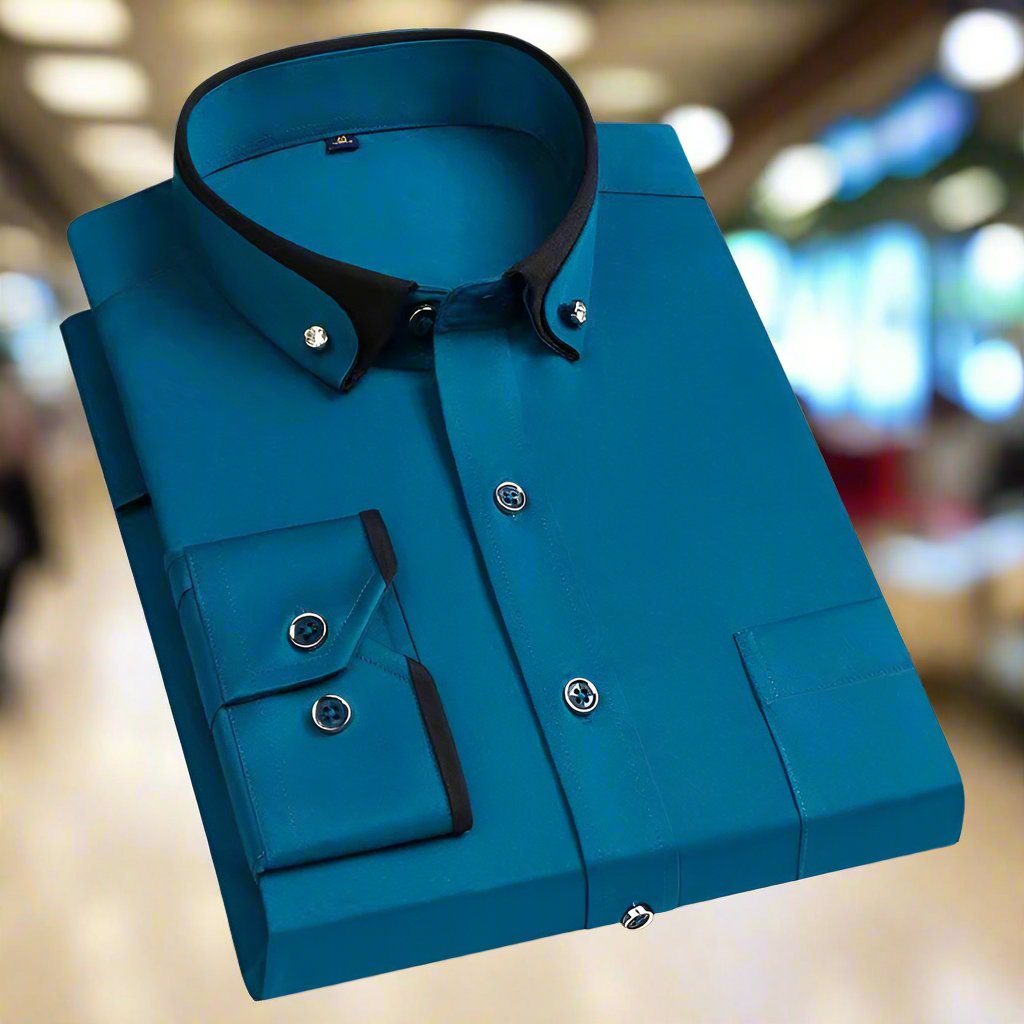 Men's Long Sleeve Formal Business Shirt