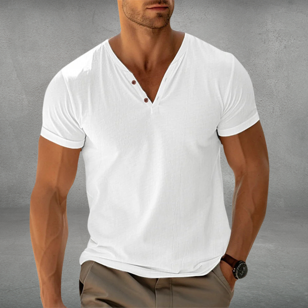 Men's Slim Fit Casual Short Sleeve Polo Shirt