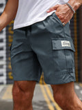 Men's Casual Drawstring Cargo Shorts