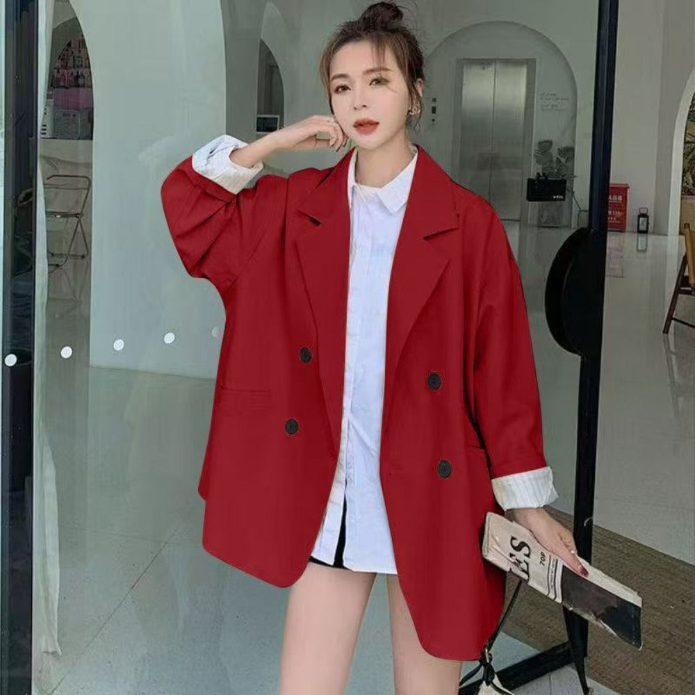 Oversized Double Breasted Blazer for Women - Graziella