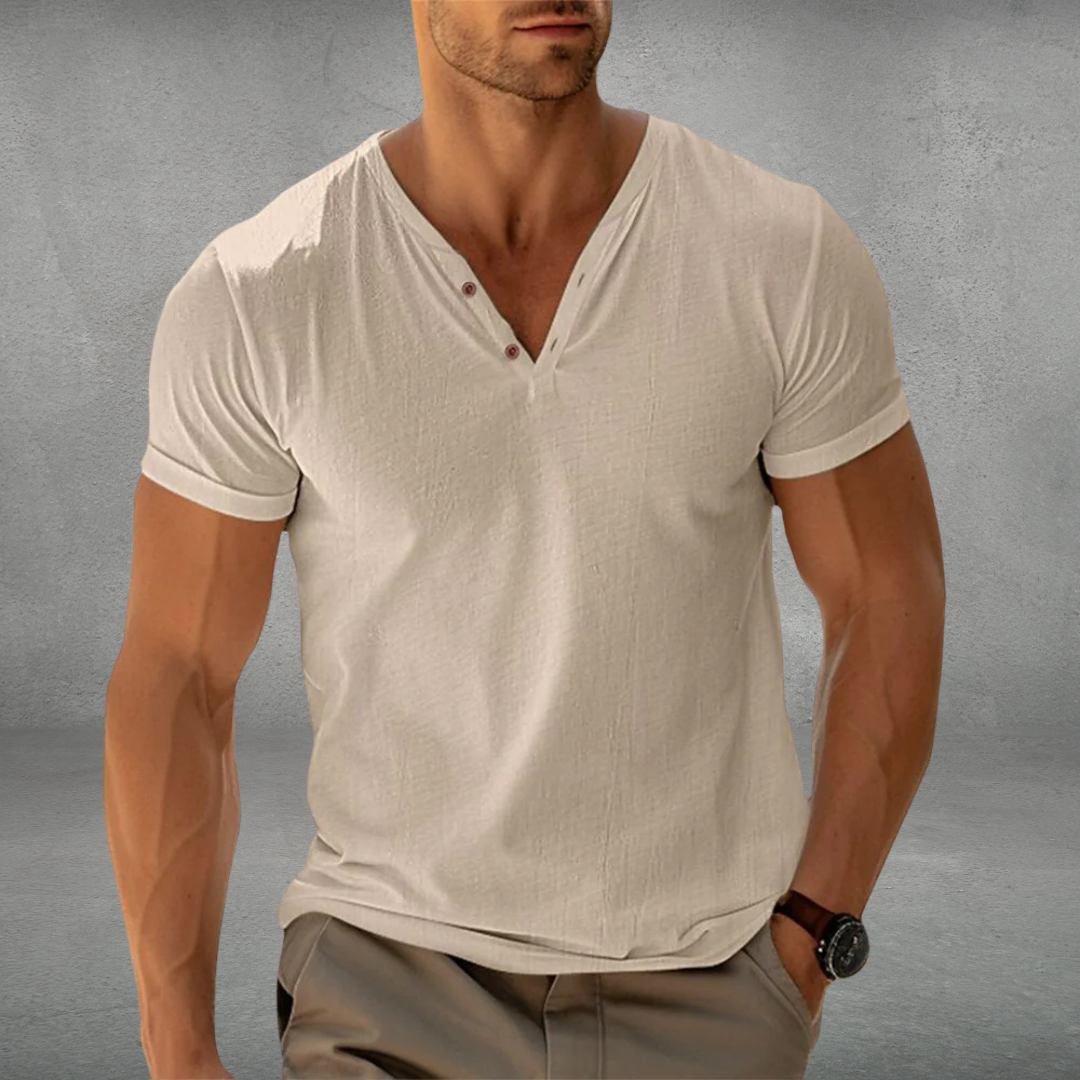 Men's Slim Fit Casual Short Sleeve Polo Shirt