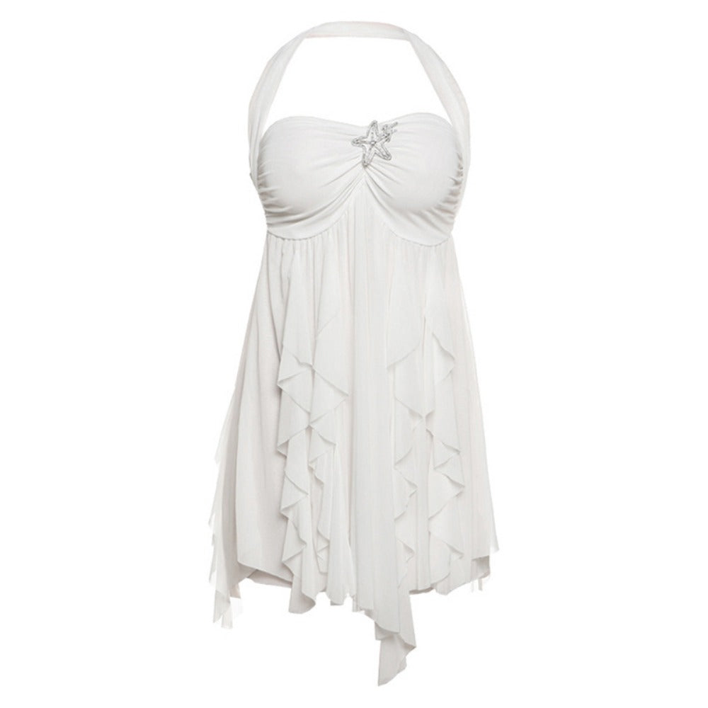 Floral Print Strapless Mini Dress for Women - Gaia