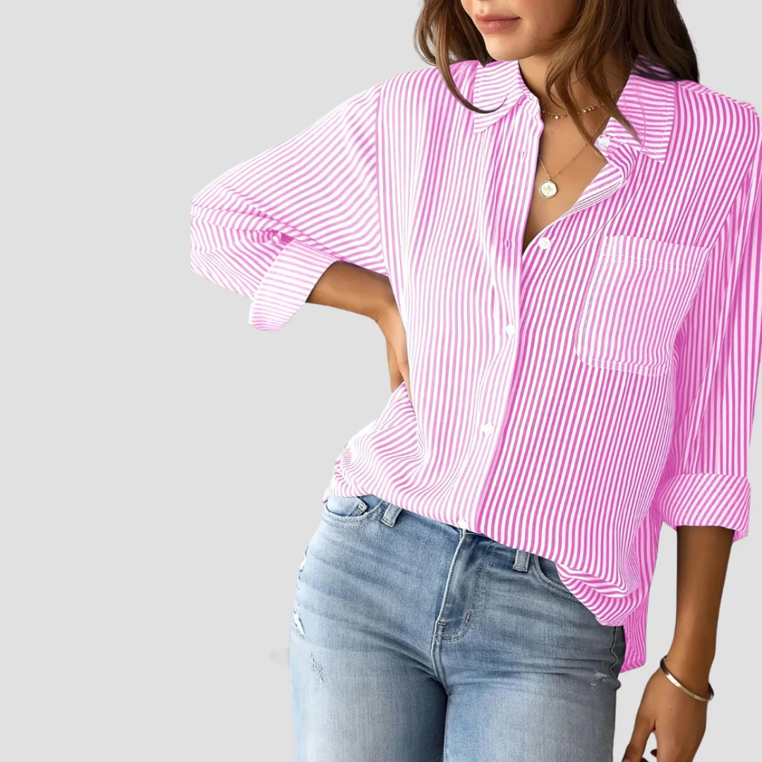 Striped Blouse for Women | Perfect for Commuting