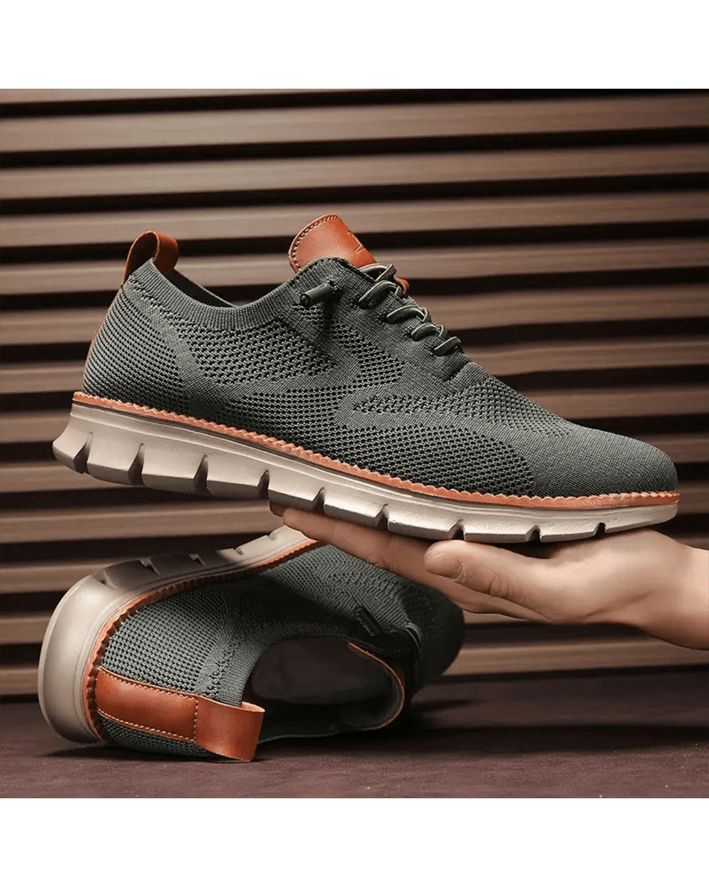 Men's Casual Lace-Up Sneakers | Walking
