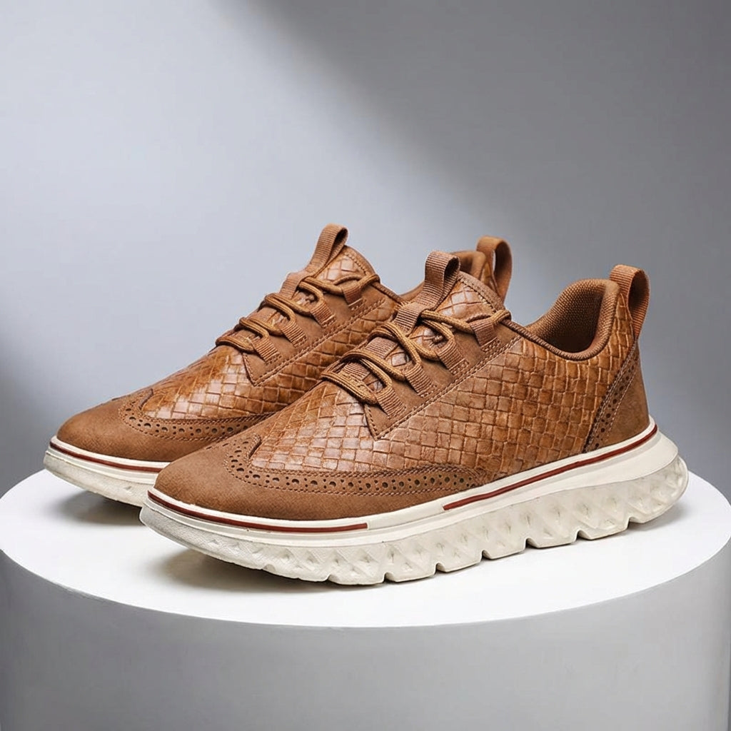 Men's Chunky Sole Oxford Sneakers | Wingtip