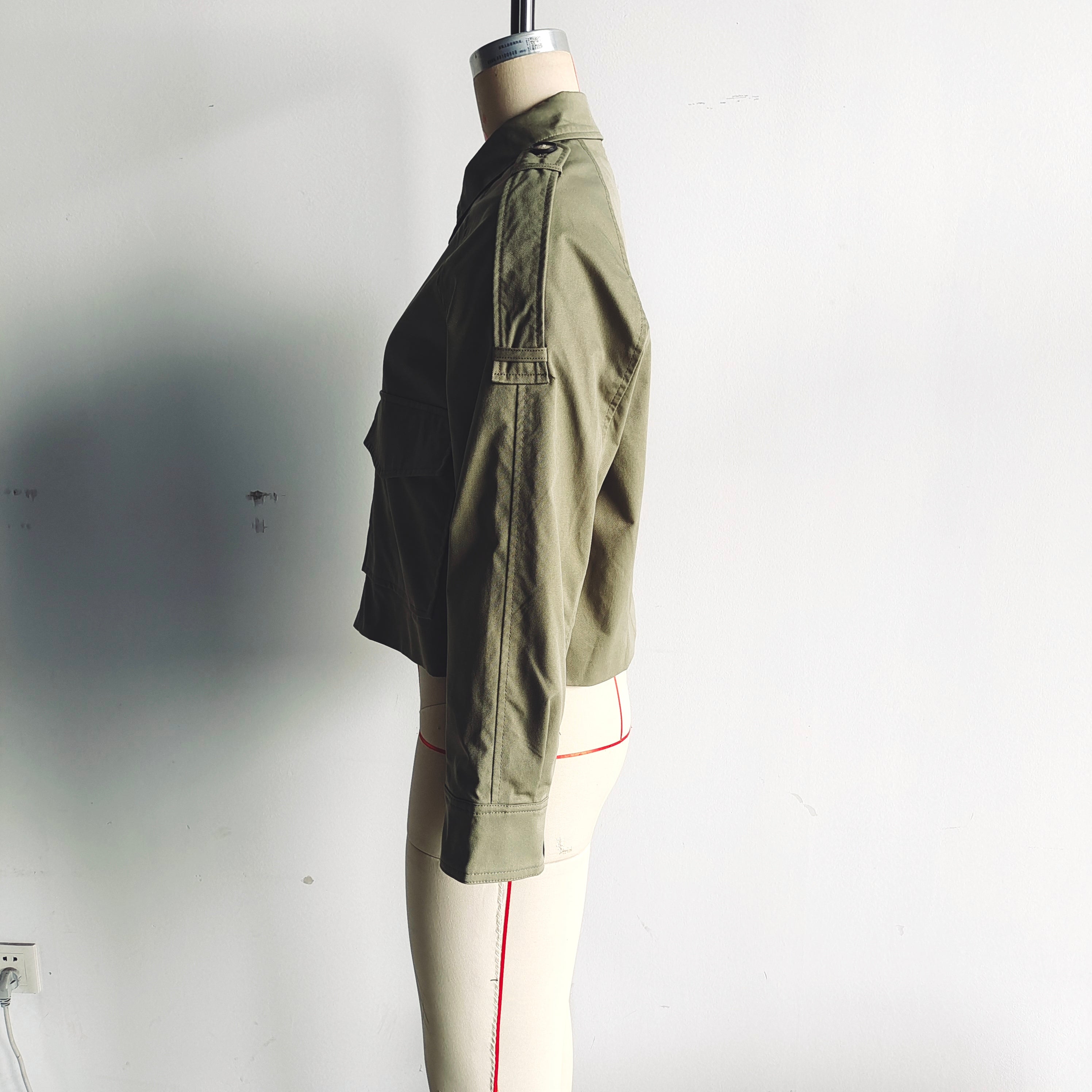 Minimalist Casual Three Color Trench Coat Short Coat